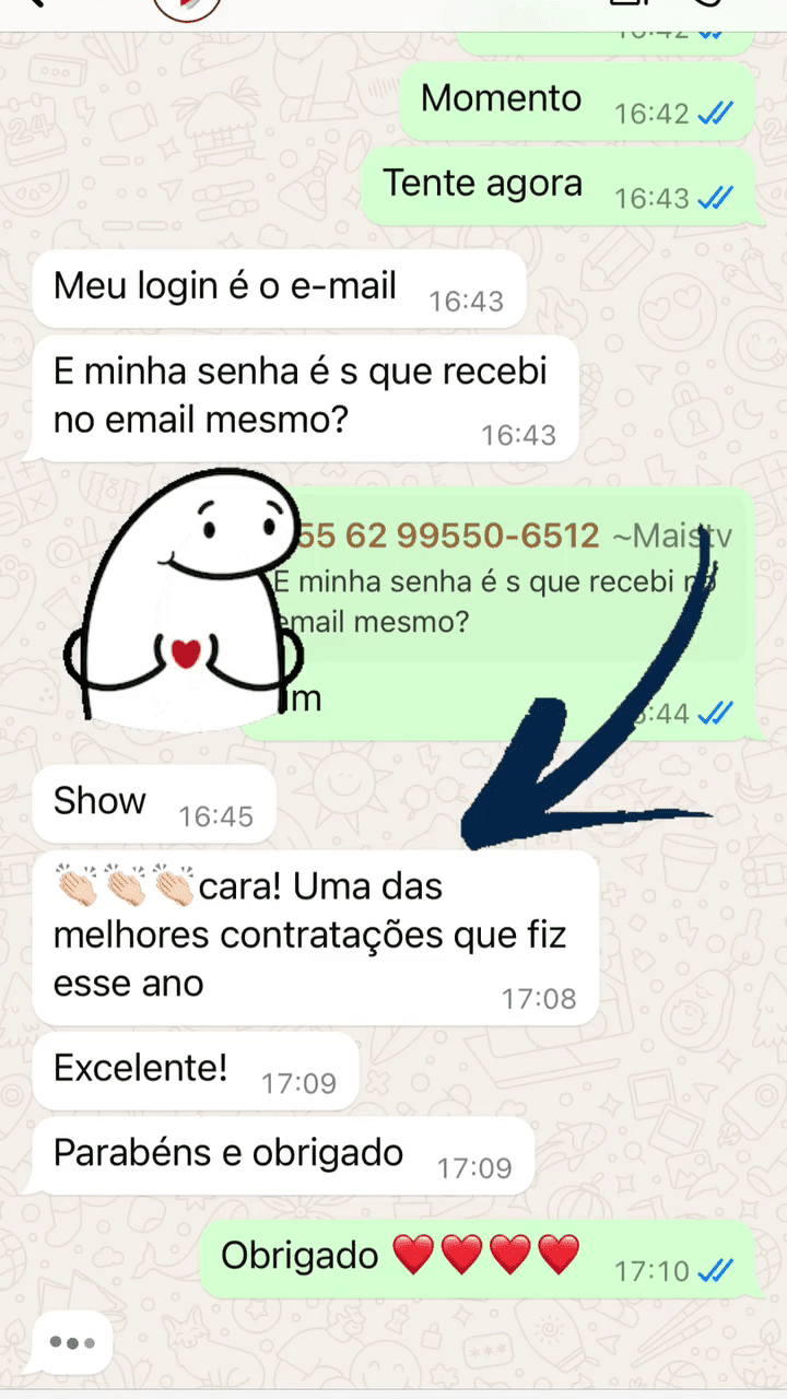 Depoimento de Cliente